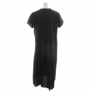 Ray Beams タグ付き ワンピース ロング 麻 リネン コットン F 黒 ブラック /RR