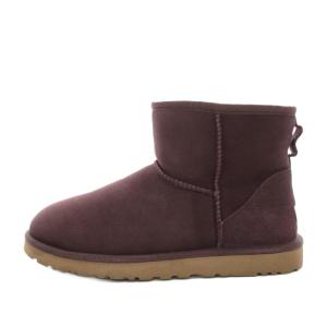 UGG australia クラシックミニ2 Classic Mini II ムートンブーツ ショートブーツ USA8 赤紫 レッドパープル
