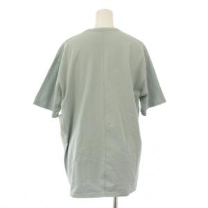 REMILLA Tシャツ カットソー 半袖 クルーネック 切替 M 水色 ライトブルー /BB