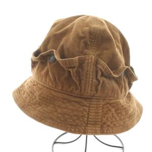 KAPITAL 後染め 14Wel コーデュロイ ブッシュHAT ハット バケハ 帽子 茶 ブラウン K1408XH408