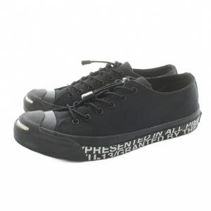 CONVERSE zucca JACK PURCELL スニーカー ローカット キャンバス US6.5 25cm 黒 ブラック