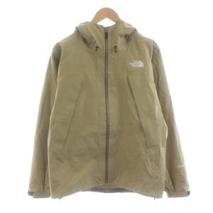 クライムライトジャケット GORE-TEX ジップアップ ロゴ刺繍 ナイロン M ベージュ NP11503