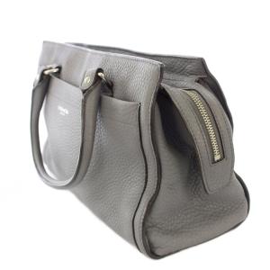 COACH ハンドバッグ レザー ワンカラー ロゴ グレー 25340 /BB