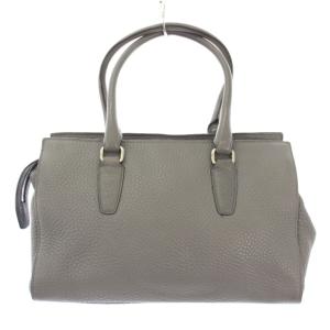 COACH ハンドバッグ レザー ワンカラー ロゴ グレー 25340 /BB