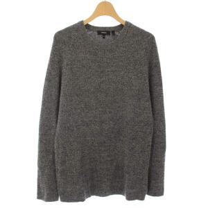 17AW CASHMERE 2 ENZO C ニット セーター クルーネック 長袖 カシミヤ XS グレー