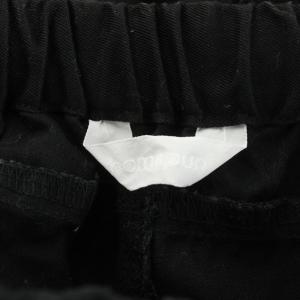 homspun ギャザーパンツ イージーパンツ コットン F 黒 ブラック 242-3357 /AN2