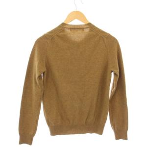 PLAY Comme des Garçons ニットカーディガン 長袖 クルーネック 薄手 ワンカラー S 茶 ブラウン /BB