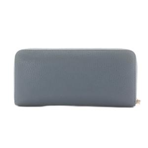 FURLA 長財布 ラウンドファスナー 小銭入れ レザー 青 ブルー /AN32