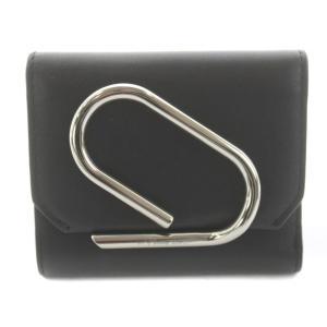 ALIX SMALL FLAP WALLET 三つ折り 財布 ウォレット レザー 黒 ブラック AE20-B924NPO