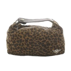 ポーチ ヒョウ柄 レオパード 茶 ブラウン /AN37 OH