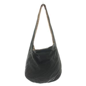 BOTTEGA VENETA ショルダーバッグ レオパード ヒョウ柄 黒 ブラック 茶 ブラウン /AN16 OH