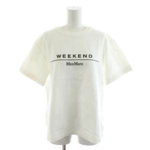Tシャツ カットソー 半袖 ロゴ 白 ホワイト /AN42