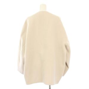 23区 21AW MANTECO ノーカラーコート アウター ミドル丈 44 ベージュ SC26IW3401 /KH