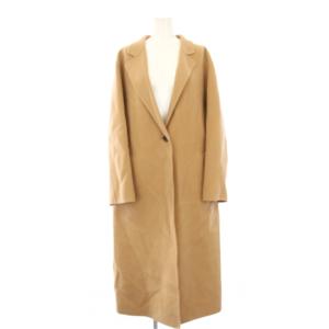22AW ウールリバーロングコート 44 ベージュ SCWWNW0421