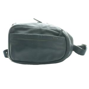 ボディバッグ レザー 紺 ネイビー /SS OS