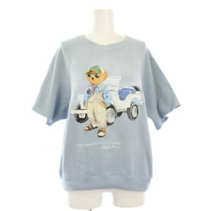 ポロベア スウェット トレーナー 半袖 S 青 /KH