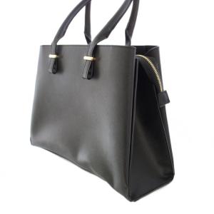 NATURAL BEAUTY BASIC トートバッグ ハンドバッグ レザー ワンカラー 黒 ブラック /BB