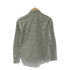 BURBERRY BLACK LABEL シャツ 長袖 チェック 前開き BD ボタンダウン コットン 2 黒 白 /NR