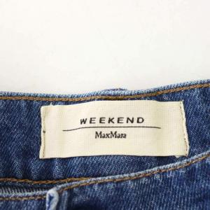 MAX MARA WEEKEND LINE デニムパンツ ワイド ジーンズ 44 青 ブルー 5186049670 /G