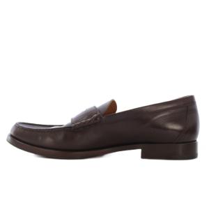 HERMES レザー コインローファー モカシン 41.5 ブラウン