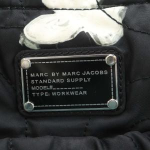 MARC by MARC JACOBS ショルダーバッグ ハンドバッグ 花柄 ナイロン 黒 ブラック /AN1