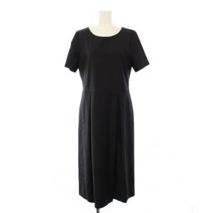 22AW Executive Rafaela ワンピース ロング 半袖 40 黒 03-2305592-050-040