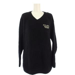 gelato pique JOEL ROBUCHON ルームウェア プルオーバーカットソー パンツ F 黒 PWNT245035