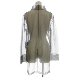 ADORE 24AW シアーニット シースルー カットソー ハイネック 長袖 38 グレー 531-4270718