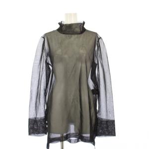 24AW シアーニット カットソー 長袖 38 黒 531-4270718 /KH