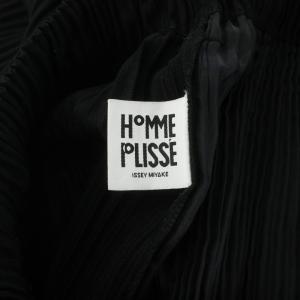 HOMME PLISSE ISSEY MIYAKE BASICS プリーツ テーパード イージーパンツ 1 ブラック HP81JF102