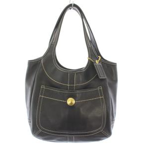 エルゴ ハンドバッグ レザー ワンカラー 黒 ブラック F10743 /BB