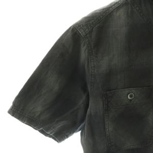 NEIGHBORHOOD 161ARNH-SHM05 B＆C C-SHIRT S/S シャツ 半袖 チェック柄 S チャコールグレー