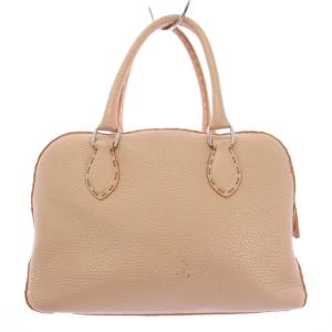 FENDI セレリア ハンドバッグ ピンクベージュ 8BN124