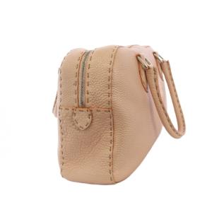FENDI セレリア ハンドバッグ ピンクベージュ 8BN124