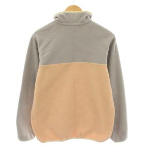 Patagonia シンチラスナップTプルオーバー カットソー ハイネック 長袖 ハーフボタン M グレー ピンク 25455FA19