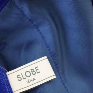 SLOBE IENA 22AW PEストレートパンツ スラックス パンツ 36 青 ブルー 22030912303030 /G