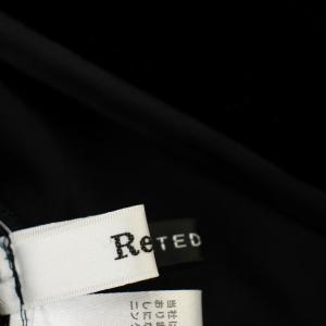 René ベロア パーカー ジップアップ 長袖 36 黒 ブラック 6433250 /G