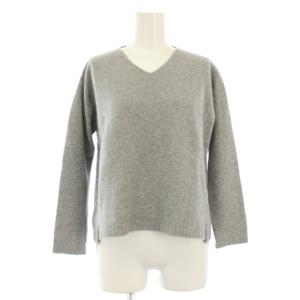 ニット セーター 長袖 ウール グレー E203K035 /KH