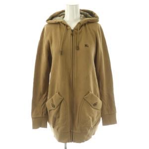 ジップアップパーカー ジャケット コットン 38 ベージュ /NR
