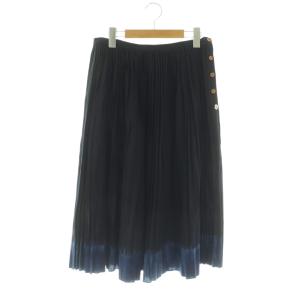 プリーツスカート 3 ダークネイビー ブルー /ES
