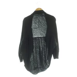 Y's カーディガン ドルマンスリーブ リネン混 3 黒 /NR