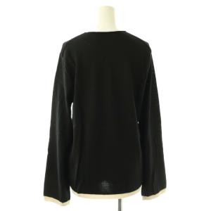 BLACK COMME des GARCONS AD2012 ニット プルオーバー 長袖 うさぎ柄 M 黒 1J-N005 /DF