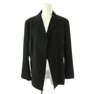 ヨウジヤマモト テーラードジャケット ボタンレス 2 黒 YR-J02-100 /DF