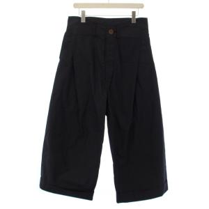 サンプル品 22SS ワイドパンツ ボタンフライ 46 ネイビー 129053 /BM