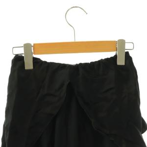 STELLA McCARTNEY パンツ スラックス テーパード サテン 38 黒 /NR