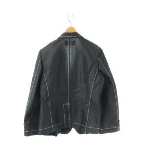 Tao AD2015 ジャケット チェック柄 異素材 M グリーン ネイビー ブラック TQ-J003 /DO