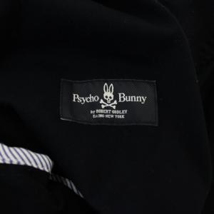 Psycho Bunny ジャケット 上着 XL ネイビー テーラードカラー 長袖 ワッペン付き /JP