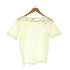Tシャツ カットソー 半袖 コットン XS オフホワイト /NR