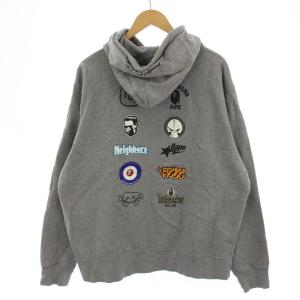 A BATHING APE ×NEIGHBORHOOD プルオーバーパーカー XL グレー 001PPJ231901C