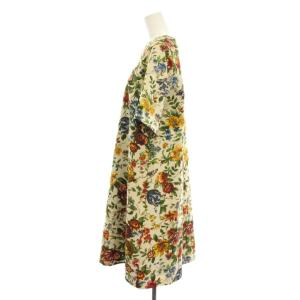 Lois CRAYON ワンピース ひざ丈 M マルチカラー 花柄 半袖 クルーネック 13001921 /YM